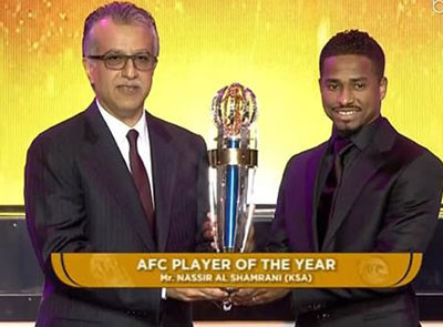 الاتحاد الاسيوي يجمد قرار ايقاف السعودي ناصر الشمراني