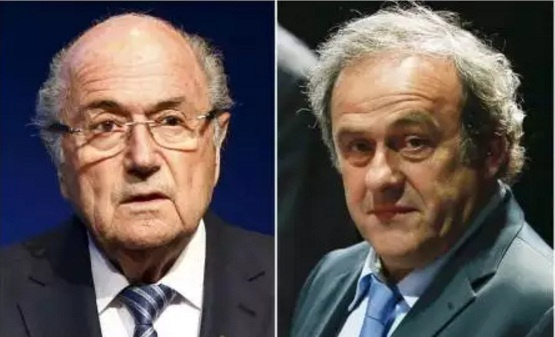 الفيفا توقف بلاتر وبلاتيني ثماني سنوات
