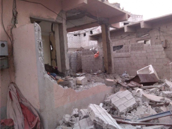 طيران التحالف لاول مره ينفذ ضربات جوية لاول مره بلحج
