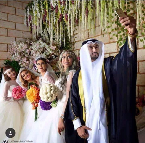 قصة الكويتي الذي تزوج أربعة جميلات في يوم واحد   