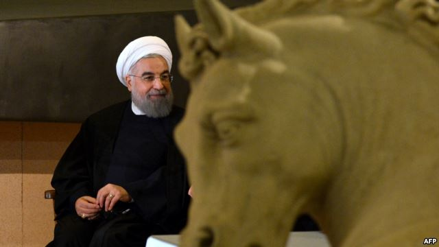 ايطاليا تغطي التماثيل العارية خلال زيارة رئيس ايران
