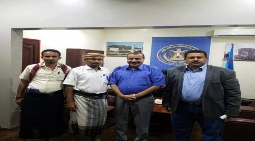 رئيس الجمعية الوطنية يلتقي منسقية شباب ردفان