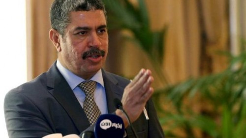 بحاح : مخرجات السويد كانت مشرعنة للانقلاب والانقلابيين