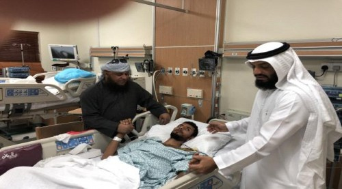 نائب رئيس الانتقالي وقائد قوة الإسناد والدعم يطمئنان على صحة الزنداني والنوبي