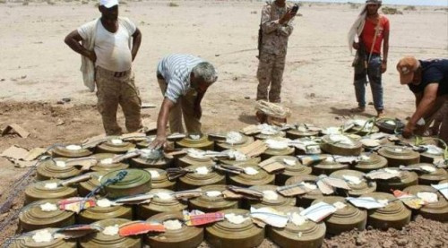 مشروع مسام السعودي ينزع 38 ألف لغم حوثي بـ#اليـمن