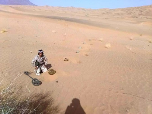 #شبوة.. نزع كميات كبيرة من الالغام بمديرية عسيلان