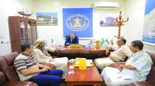 اللواء بن بریك یلتقی بالشیخ الدغاري بن رشید