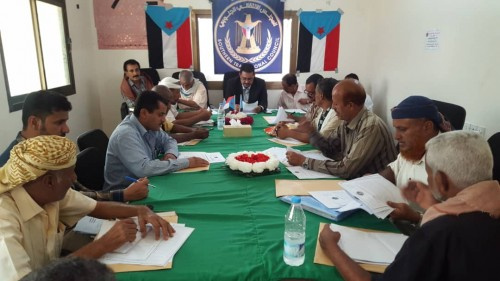 القيادة المحلية لانتقالي #لحج تناقش تقارير قيادات المجلس في المديريات