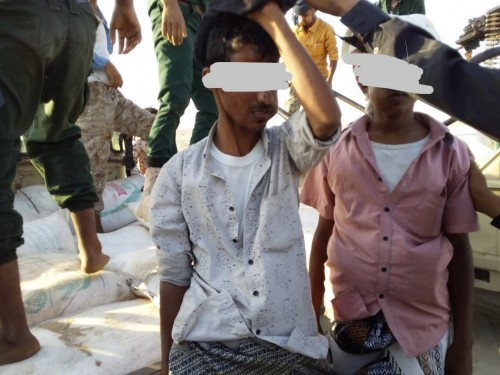 أمن لحج يضبط كمية جديدة من الاسمدة الممنوعة كانت في طريقها الى #عدن