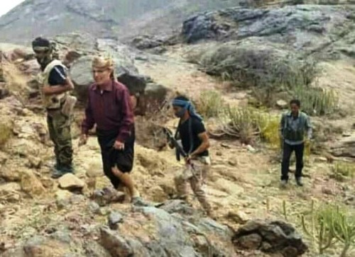 رئيس انتقالي #الضالع يزور الخطوط الأمامية بجبهة مريس