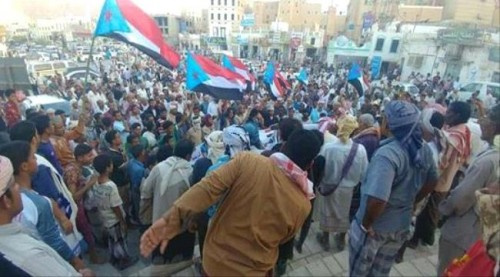 انتقالي #الضـالع يدين قمع واستفزاز المتظاهرين من أبناء سيئون