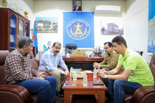 رئيس الجمعية الوطنية يلتقي الكابتن شرف محفوظ بمناسبة تعيينه رئيسا للجنة الشباب والرياضة