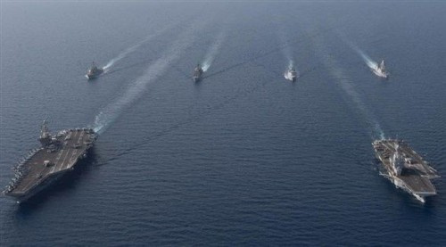 واشنطن تُهدد بالرد على إيران إذا اعتدت على مضيق هرمز