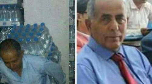 بسبب النهب #الحـوثي.. أكاديمي يمني يلجأ للعمل كـ "حمّال"!