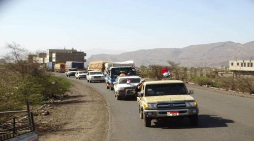 حالمين تسير قافلة غذائية دعمآ لمقاتلي الجبهة الحدودية ب#الضـالع