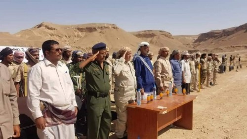 رئيس انتقالي #شبوة يشهد تخرج الدفعة الأولى من الكتيبة التاسعة مقاومة الجنوبية حزام أمني بمعسكر حراد