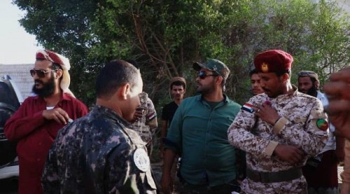 قيادة الدعم والإسناد تزور جبهات القتال ب#الضـالع