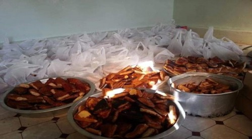 قرى #الضـالع تدعم مقاتلي الخطوط الأمامية بجبهة قعطبة بقوافل غذائية