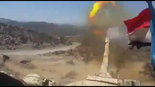 #الضالع.. مدفعية #القوات_الجنوبية تواصل استهداف تجمعات #الحوثيين شمال قعطبة