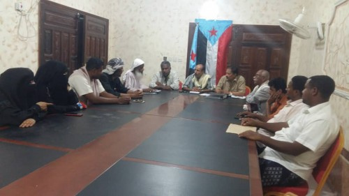 تنفيذية انتقالي المكلا تعقد اجتماعها الدوري وتقر تدشين المراكز في الأحياء