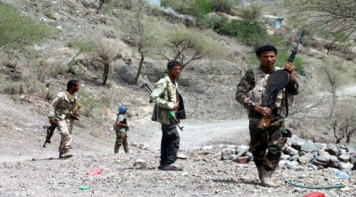 استشهاد خمسة من افراد المقاومة الجنـوبية بجبهة الملاحيظ ب#حجة