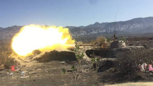 أبطال الصاعقة والقوات الجنوبية يصدون هجوما للمليشيا الحوثية بالعبارى غرب #الضالع