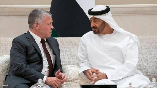 في إطار زيارة الملك إلى دولة الإمارات .. محمد بن زايد والعاهل الأردني يؤكدان قوة العلاقات بين البلدين