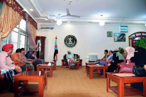 الرئيس الزُبيدي يلتقي بأكاديميي وشباب #حضرموت المستقلين