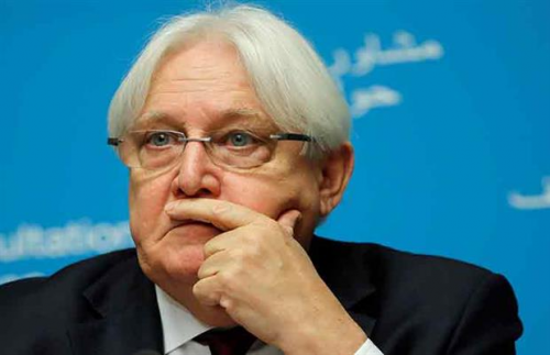 الحكومة #اليـمنية تعلن رفضها التعامل مع غريفيث