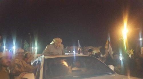 استقبال حاشد للأسير المرقشي بساحة العروض في خور مكسر