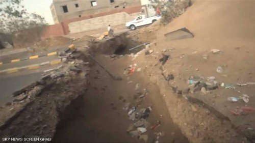 مليشيا #الحـوثي تواصل حفر الأنفاق وتفخيخها وسط الأحياء السكنية بمدينة #الحـديدة