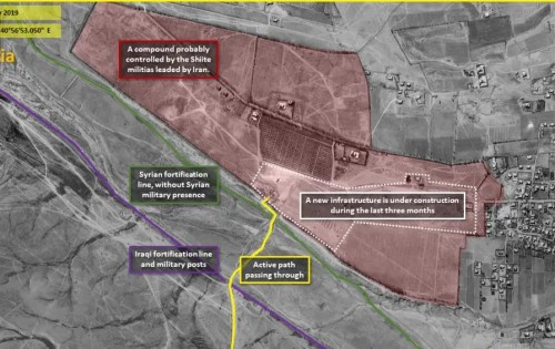 صور ملتقطة بالأقمار الاصطناعية تكشف معبر إيراني جديد لتهريب الأسلحة إلى لبنان عبر العراق