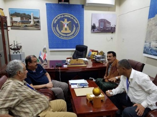 رئيس الجمعية الوطنية يلتقي رئيس اتحاد الأدباء والكتّاب الجنوبيين بلحج