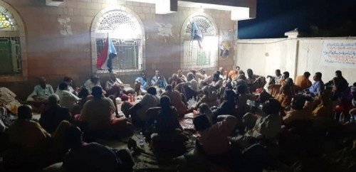 الجعدي يشارك في الأمسية التي أقامها انتقالي حوطة لحج تضامناً مع #الضالع