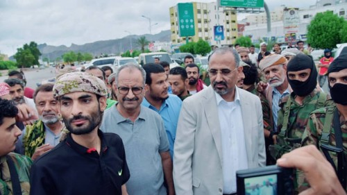 الرئيس الزبيدي يشارك ابناء #العاصمة_عدن احتفالات الذكرى الرابعة لتحريرها