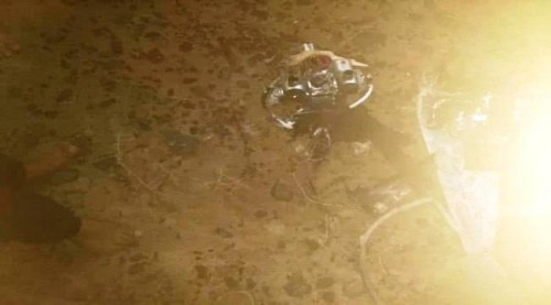 اعتراض طائرة مسيرة #حوثية في سماء احد المعسكرات بعدن