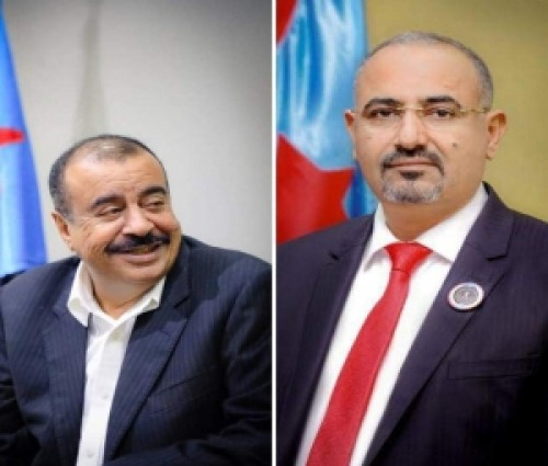 اللواء بن بريك يهني رئيس #المجلس_الانتقالي الجنوبي بحلول عيد الفطر المبارك