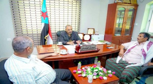 الرئيس الزبيدي يلتقي بنائب قائد مقاومة مريس في #العاصمة_عـدن