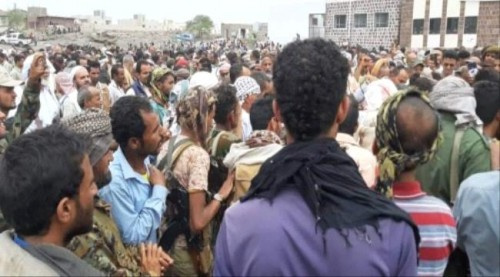 تشييع جثمان الشهيد شوفر ب#الضـالع بموكب جنائزي مهيب