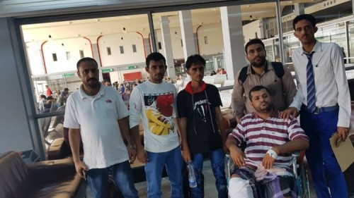 دفعة جديدة من الجرحى تغادر إلى #مصر لتلقي العلاج على نفقة #المجلس_الانتقالي