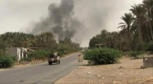 مليشيا #الحـوثي تقصف مواقع القوات المشتركة في الدريهمي جنوب #الحديدة