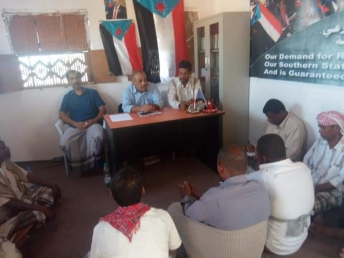 رئيس انتقالي #حضرموت يتفقد سير العمل بقيادتي مديريتي حجر وبروم ميفع