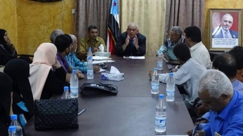 الوالي يلتقي نخبة من كوادر وإعلاميي تلفزيون #عدن