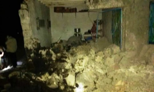 كاتيوشا مليشبا #الحوثي تستهدف منازل المواطنين ب#الضـالع 