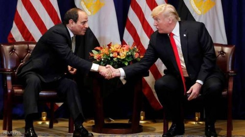 السيسي يؤكد لترامب مساندة #مصر لجهود جيش ليبيا ضد الإرهاب