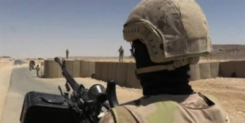 فريق هندسي تابع للنخبة الشبوانية ينتهي من إصلاح خط أنبوب الغاز بعد تعرضه للتخريب