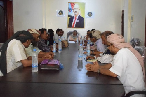 تنفيذية انتقالي لحج تناقش تقرير الإنجاز للنصف الأول من العام 2019