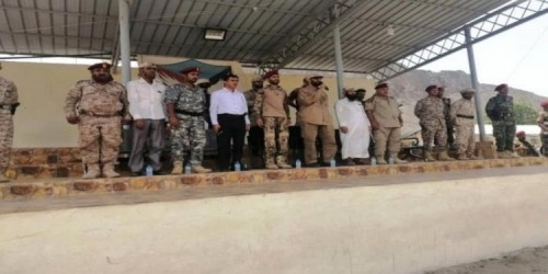 بن بريك يتفقد الجاهزية القتالية للوائين الأول دعم إسناد و 11 صاعقة