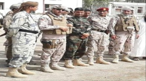 قائد التحـالف العربي يزور مقر كتيبة حزم3 بخور مكسر