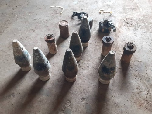 #الحزام_الامنى يعثر على صواعق مقذوفات متفجرة شديدة الخطورة بـ#العاصمة_عدن